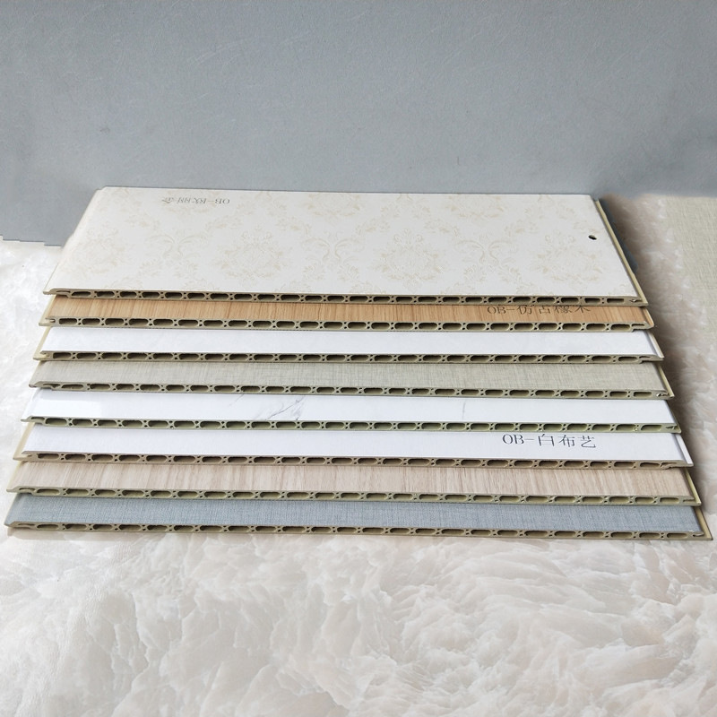 批發(fā)竹木纖維背景墻布紋護墻板酒店室內(nèi)裝修集成墻板木飾面板工廠